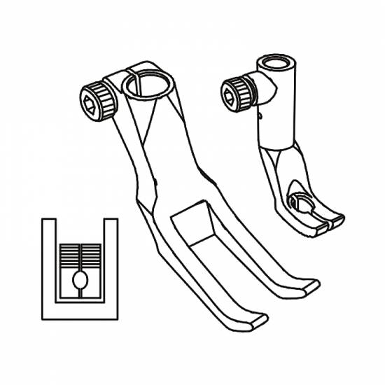 ΠΟΔΑΡΑΚΙΑ / PRESSER FOOT SET DURKOPP ADLER 467/767/867