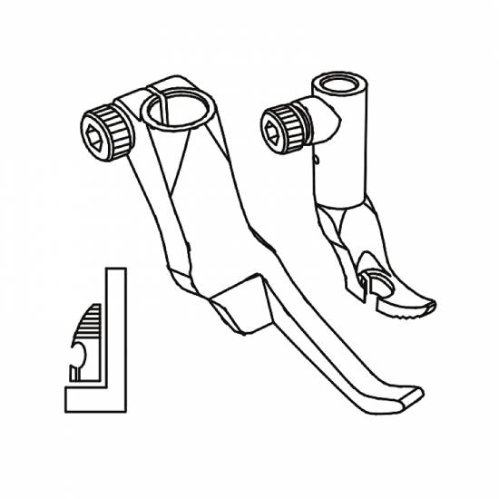 ΠΟΔΑΡΑΚΙΑ / PRESSER FOOT CORDING FEET SET DURKOPP ADLER 467/767/867